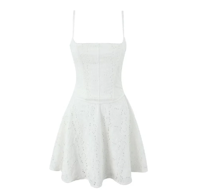 Angel Eyelet Dress