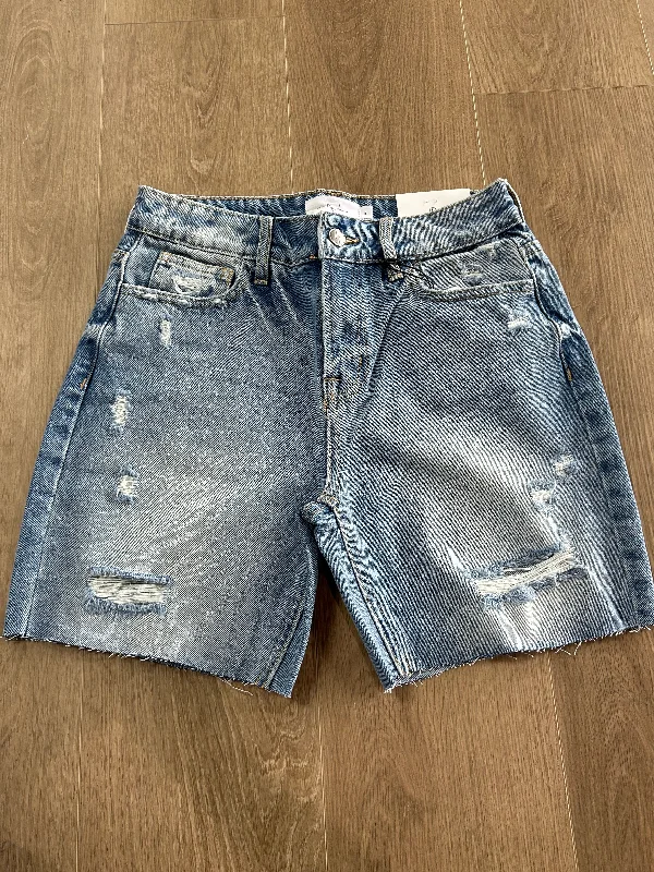 Ally mid rise denim shorts