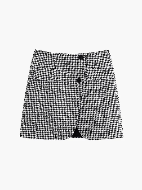 BerryBetty - Houndstooth Mini Skirt