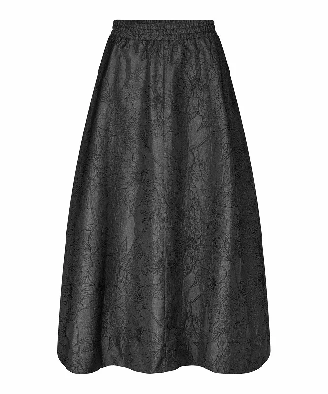 Sophronia Floral Jacquard Skirt