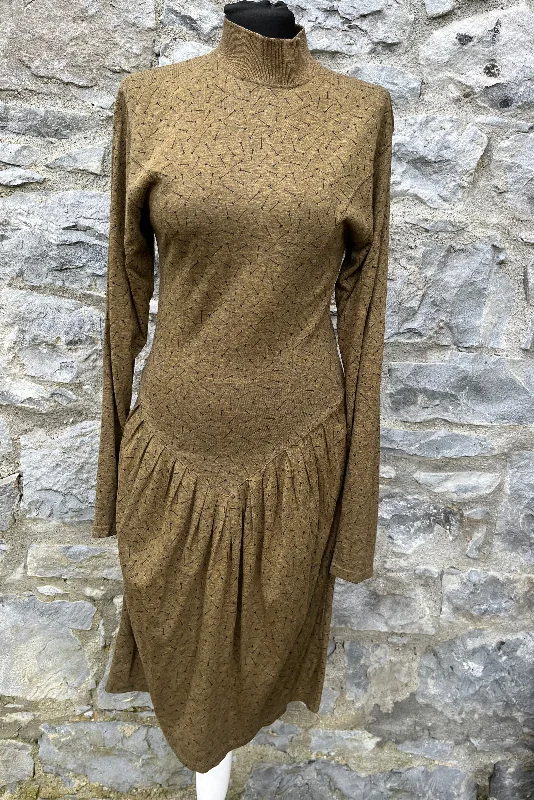 80s brown arrows dress uk 6-8