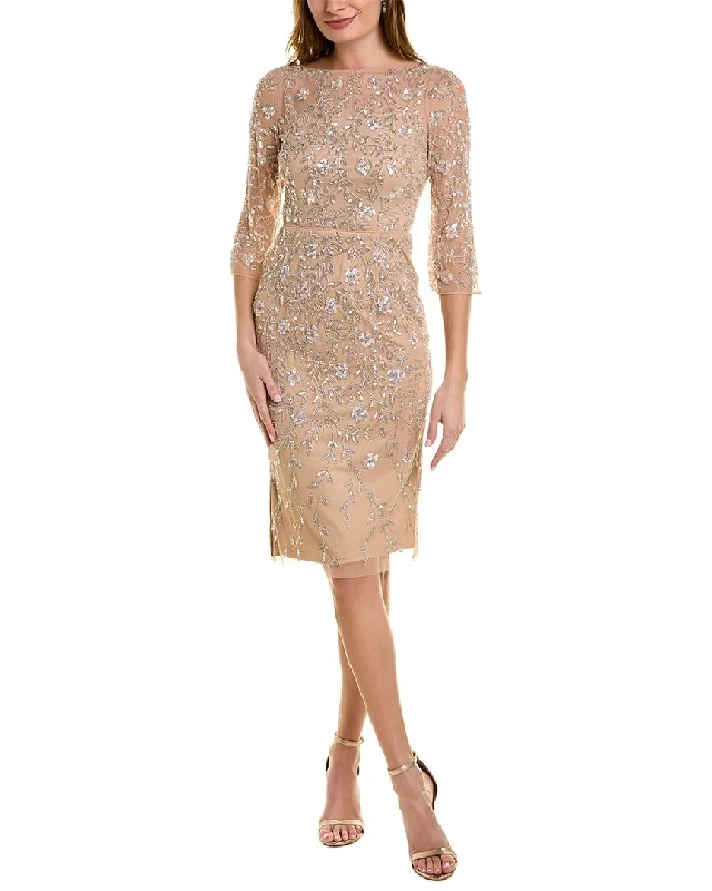 Aidan Mattox Beaded Cocktail Dress