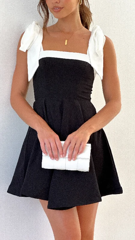 Balta Mini Dress - Black/White