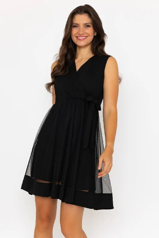 Black Sleeveless Pippa Mini Dress