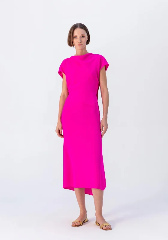 Kameya Cut-Out Back Maxi Dress, Fuchsia