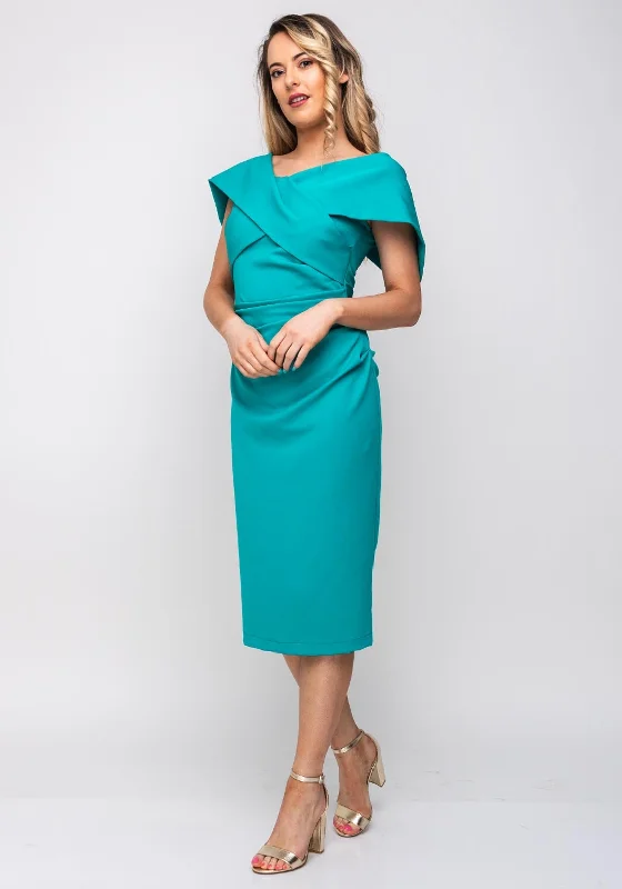 Kevan Jon Loren Bodycon Dress, Turquoise