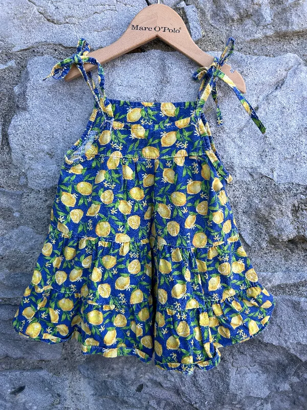 Lemon summer dress  9-12m (74-80cm)