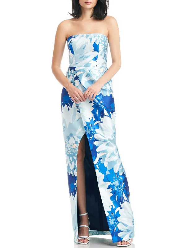 Lucienne Womens Floral Long Maxi Dress