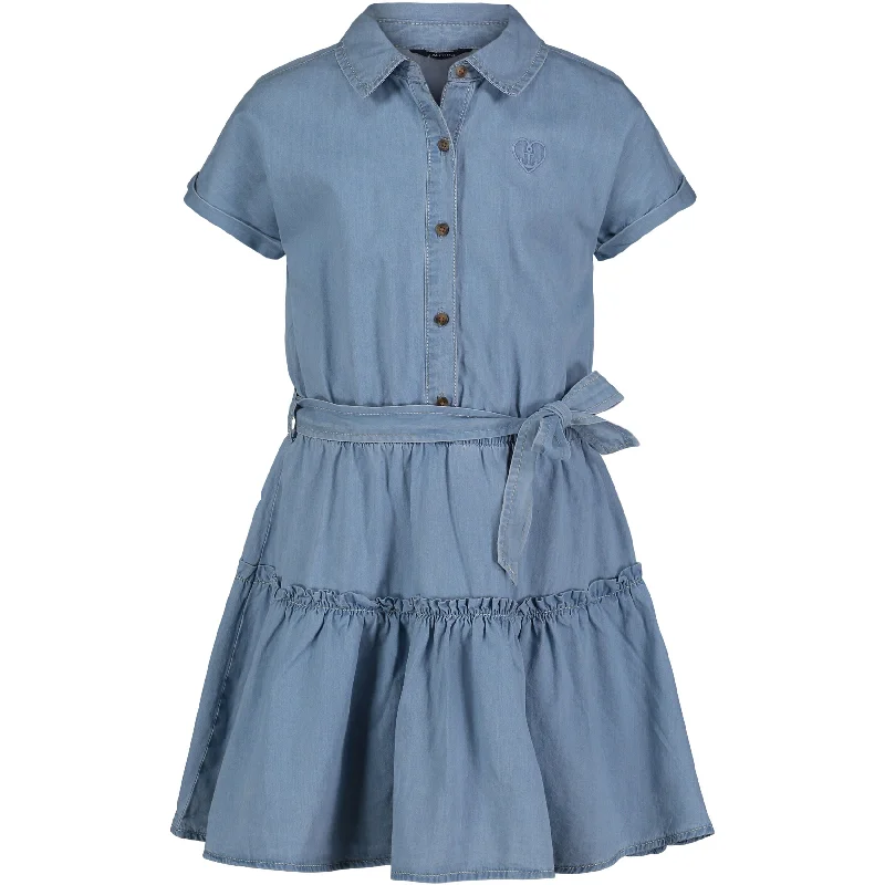 Nautica Little Girls' Denim Dolman Sleeve Dress (4-6X)