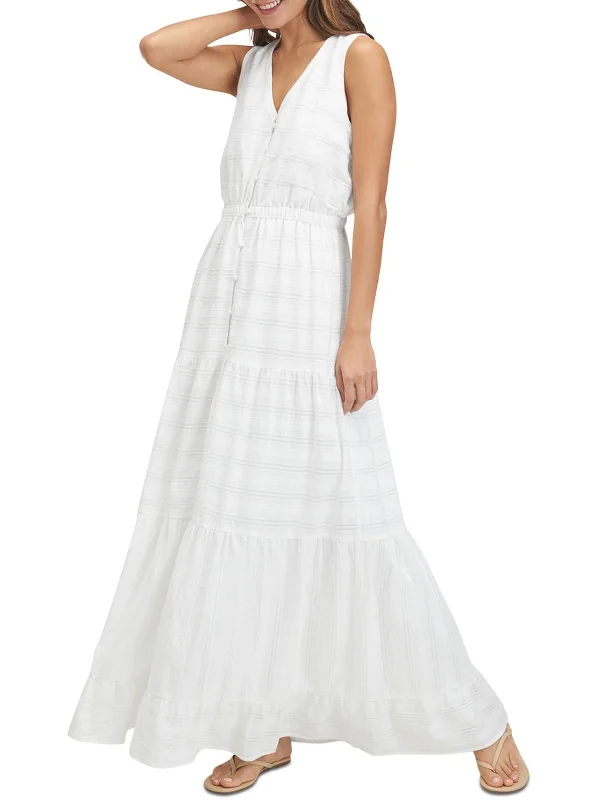 Northstar Womens Cotton Tiered Maxi Dress