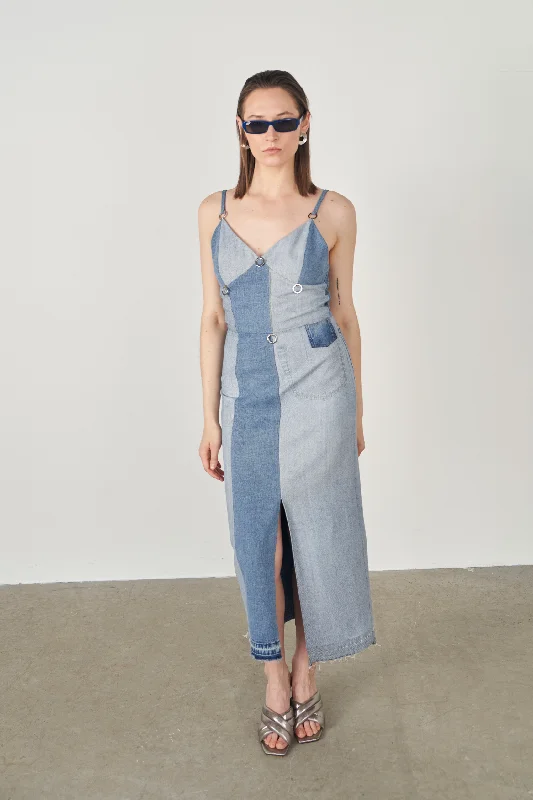 Platone Sustainable Recycled denim dress