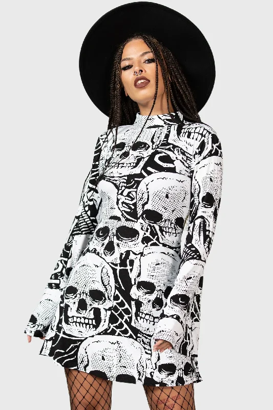 Skeleton Season Mini Dress