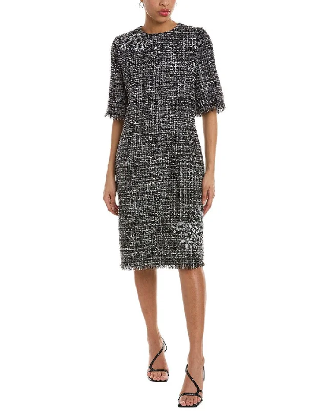 Teri Jon by Rickie Freeman Tweed Sheath Dress