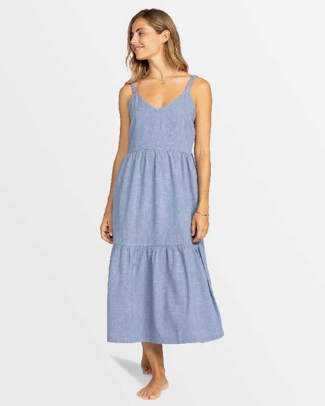 Womens Waiting Line Midi Dress