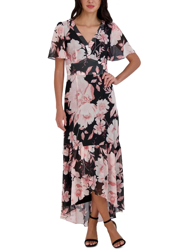 Womens Tie Back Long Maxi Dress