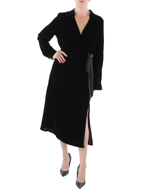 Womens Velvet Long Maxi Dress