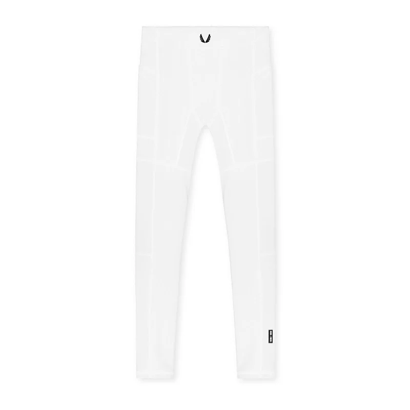 0691. WarpFlexx® Side Pocket Legging  - White