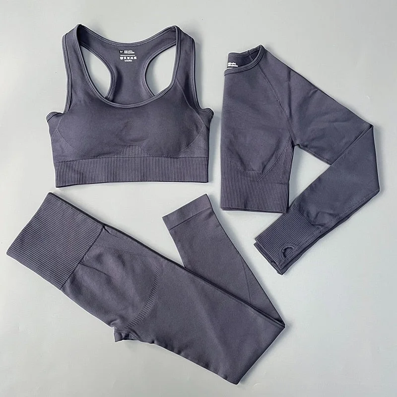 3Pcs Set Gray