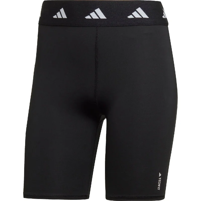 adidas Tech Fit Womens Training Bike Short Tights - Black