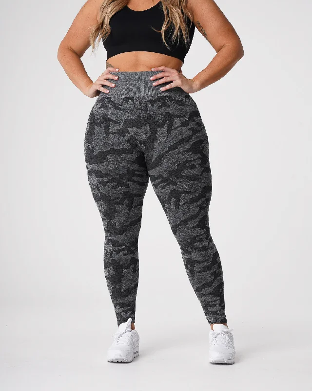 Black Camo Seamless Leggings