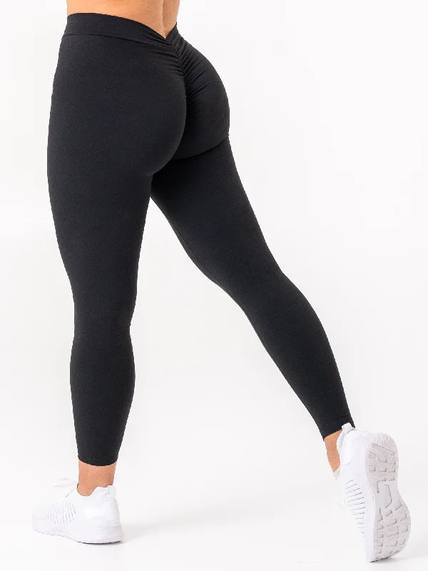 NKD V Scrunch Leggings - Black