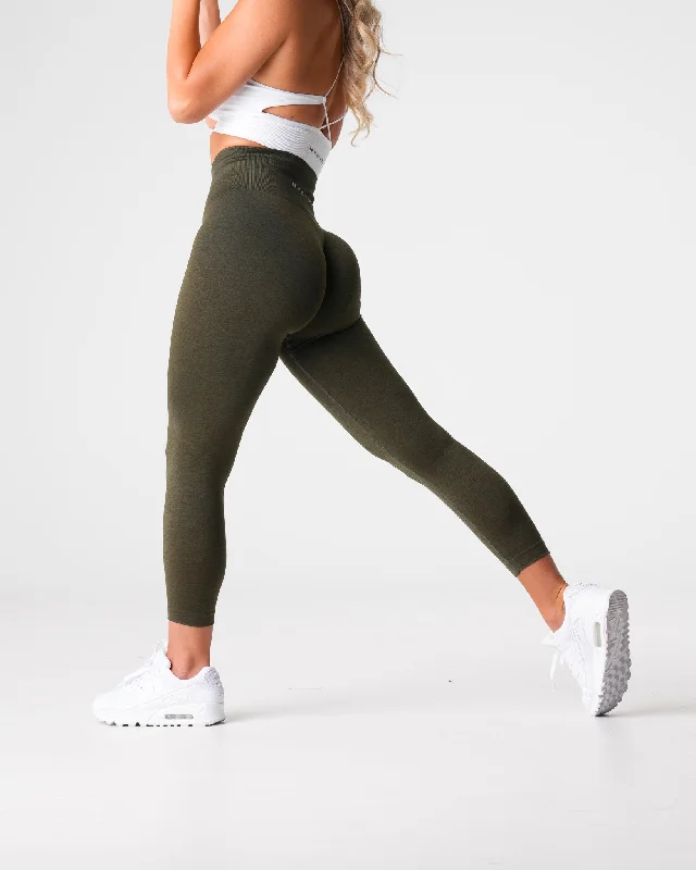 Olive Shape Seamless Leggings