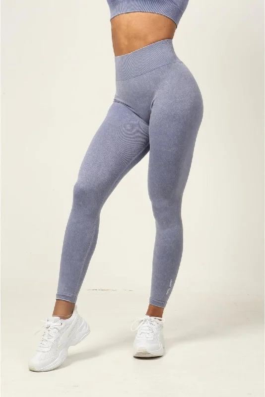 Seamless Leggings - Denim Blue