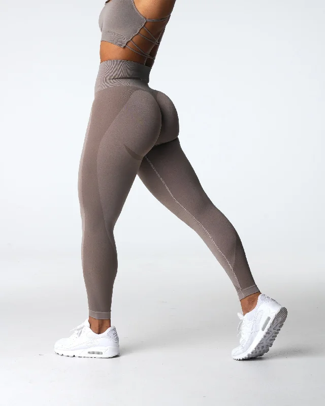 Taupe Contour 2.0 Seamless Leggings