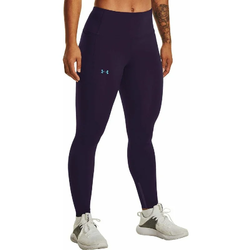 Under Armour Rush SmartForm Womens Long Training Tights - Purple