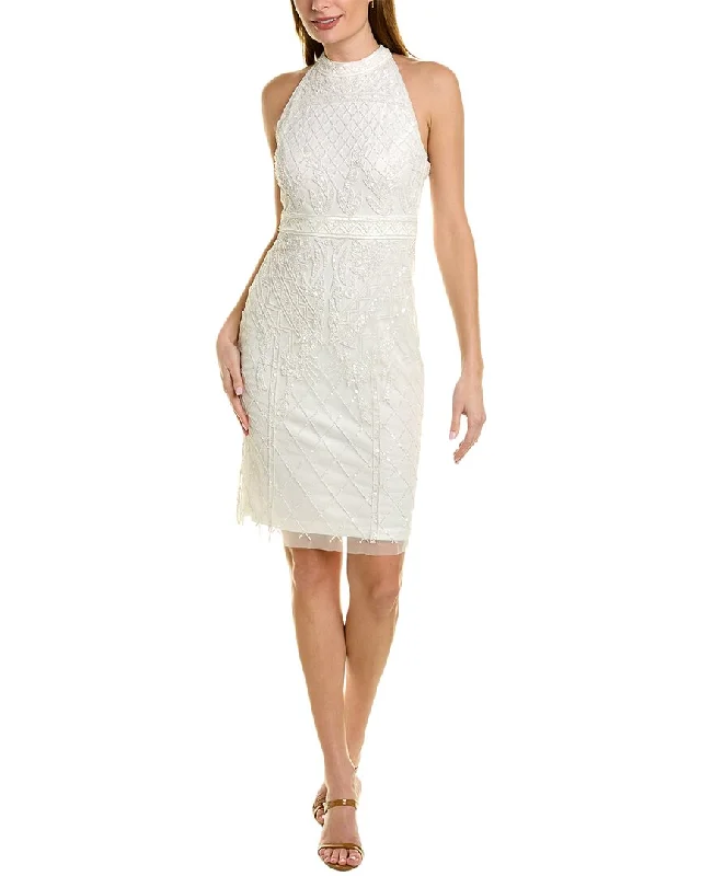 Adrianna Papell Beaded Sheath Dress