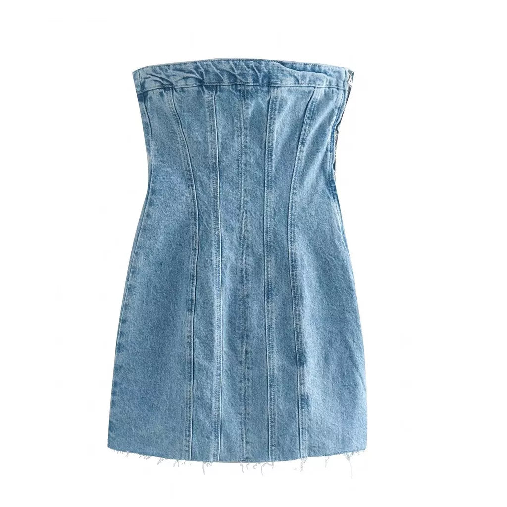 Armie Denim Tube Dress