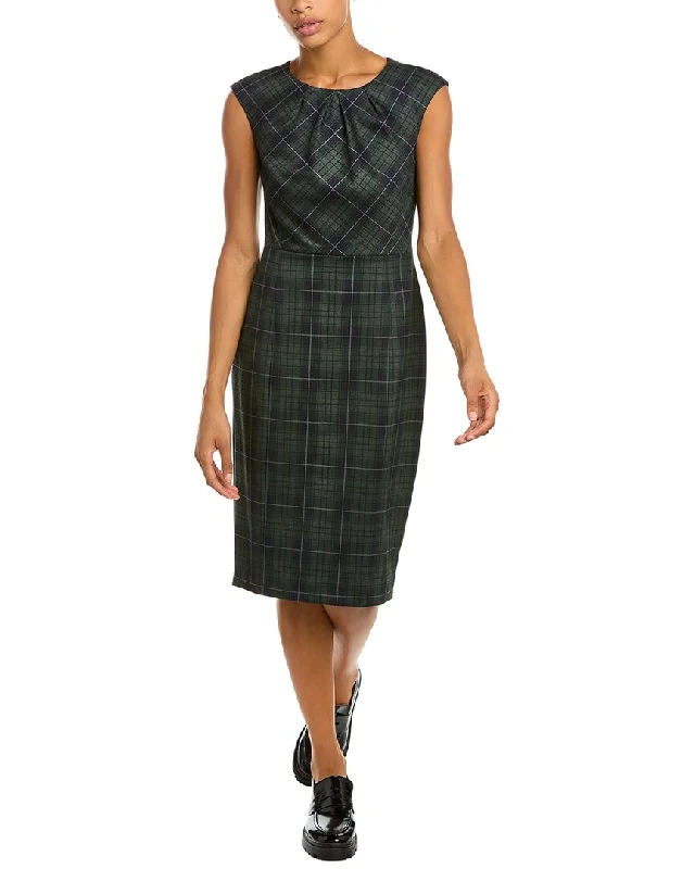 Brooks Brothers Plaid Sheath Dress