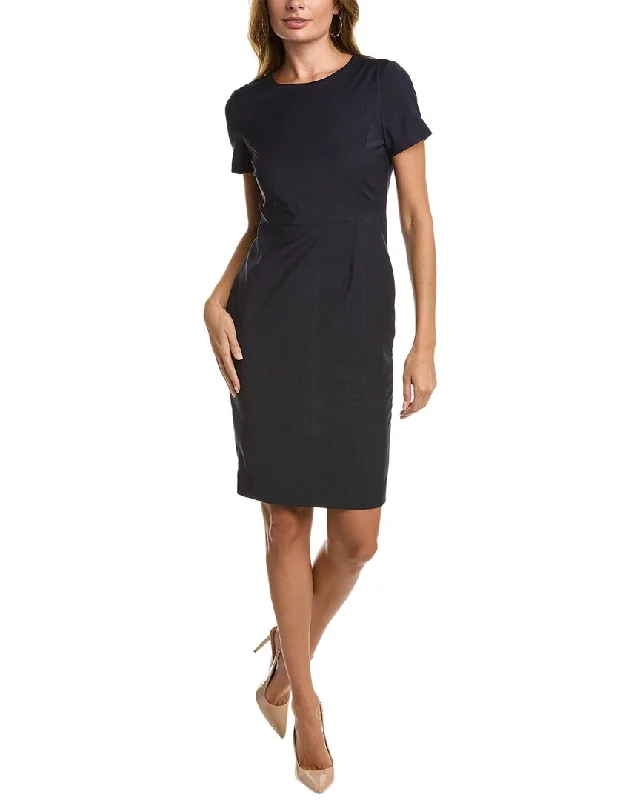 Brooks Brothers Wool-Blend Sheath Dress