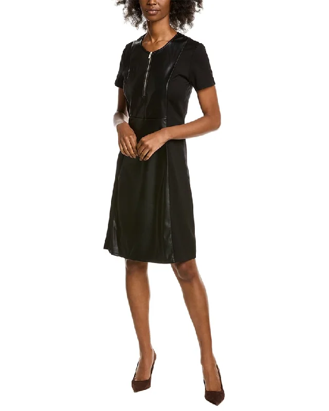 Ellen Tracy Paneled Sheath Dress