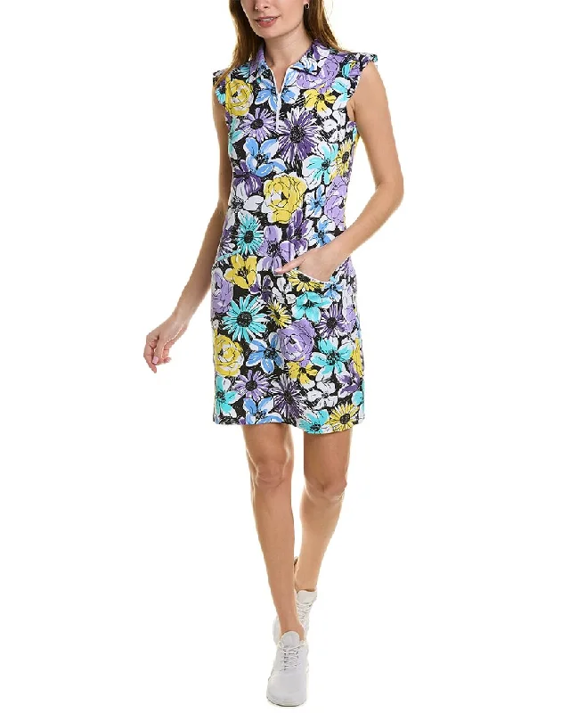 IBKUL Ruffle Sheath Dress