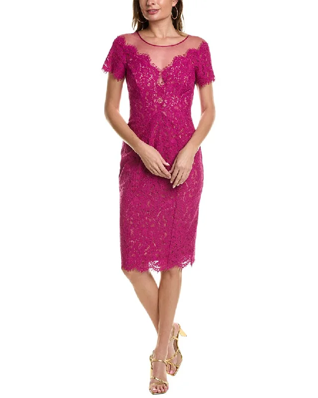 Rene Ruiz Lace Sheath Dress