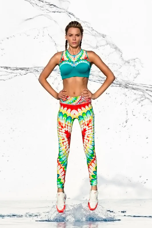 WILD HEART - Structured Sports Bra & Skinny Legging • Multicolor