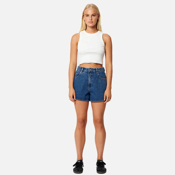 Abrand Bella Venice Short - Mid Blue