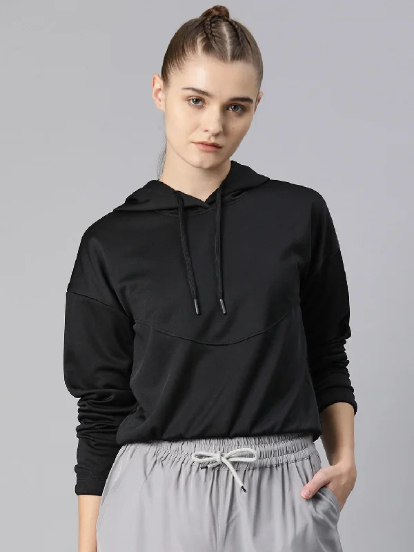 Alcis SwiftStride Crop Hooded Sweatshirt