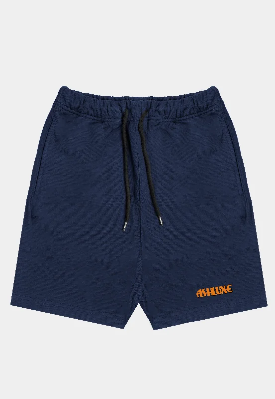 Ashluxe Bermuda Logo Short Navy