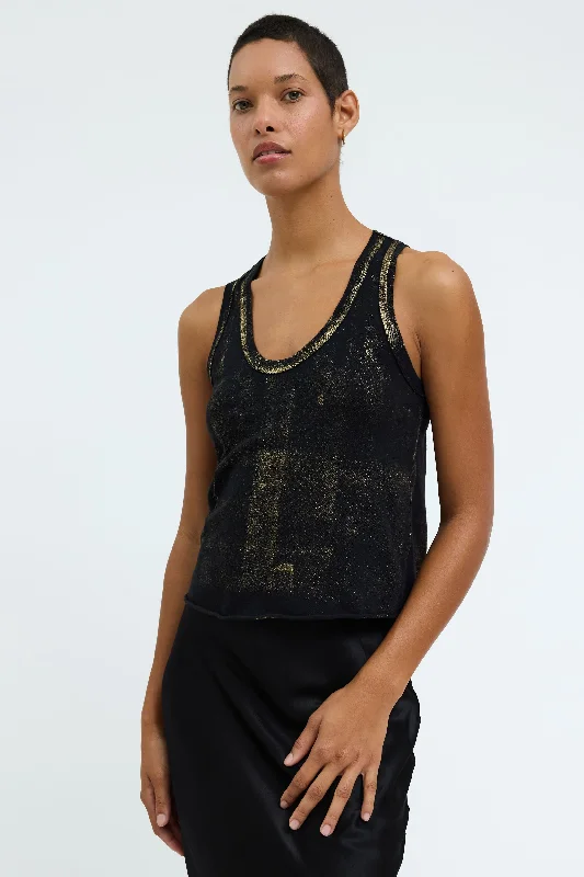 Black Gold Sass Tank