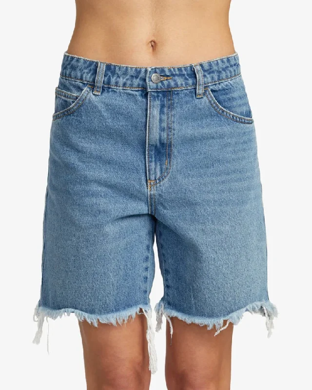 Crawford Long Short Denim Shorts