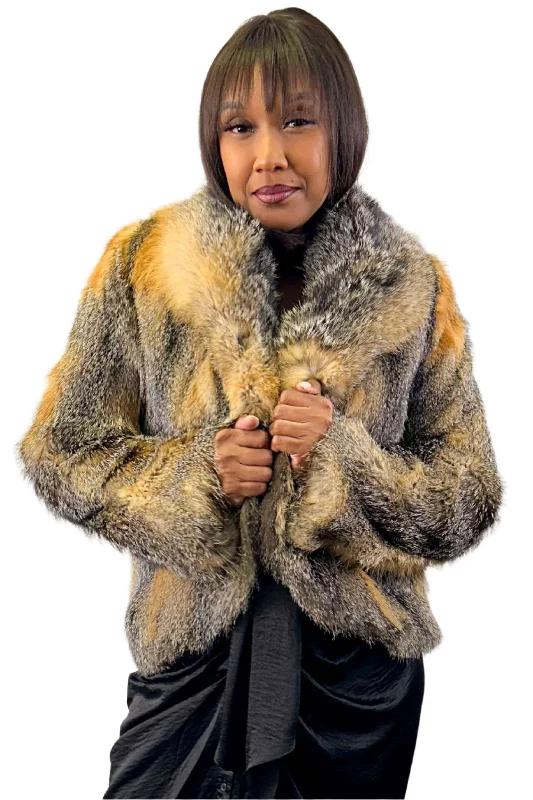 Fox Fur Bolero Jacket