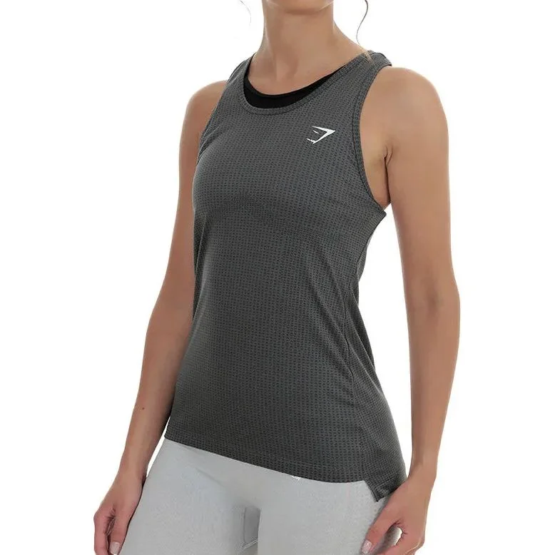 women's t-shirts everyday wear -Gymshark Apex Womens Training Vest Tank Top - Grey