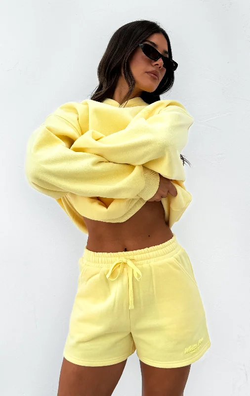 Leisure Edition Lounge Shorts Lemon