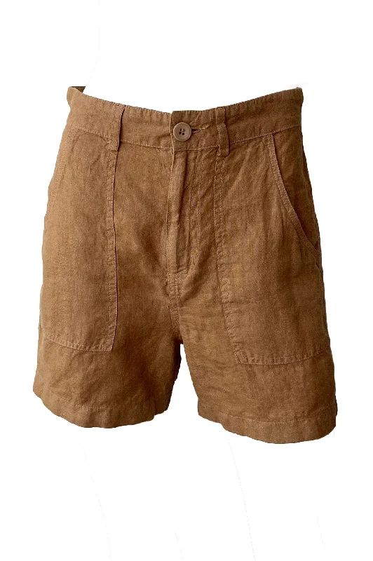 Linen High Waisted Short