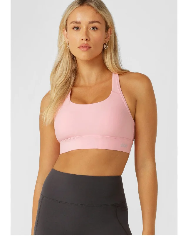 Lorna Jane Amy Maximum Support Sports Bra - Strawberry Lemonade