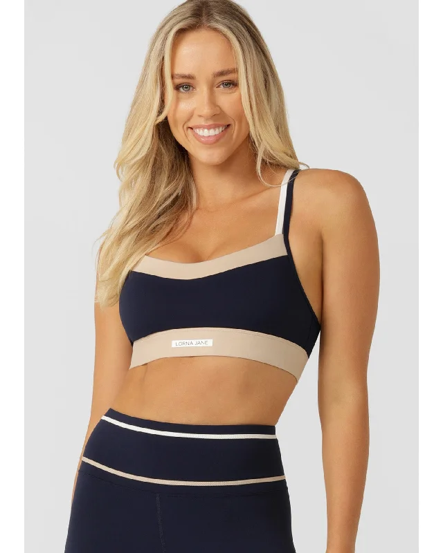 Lorna Jane Sunrise Circuit Sports Bra - French Navy