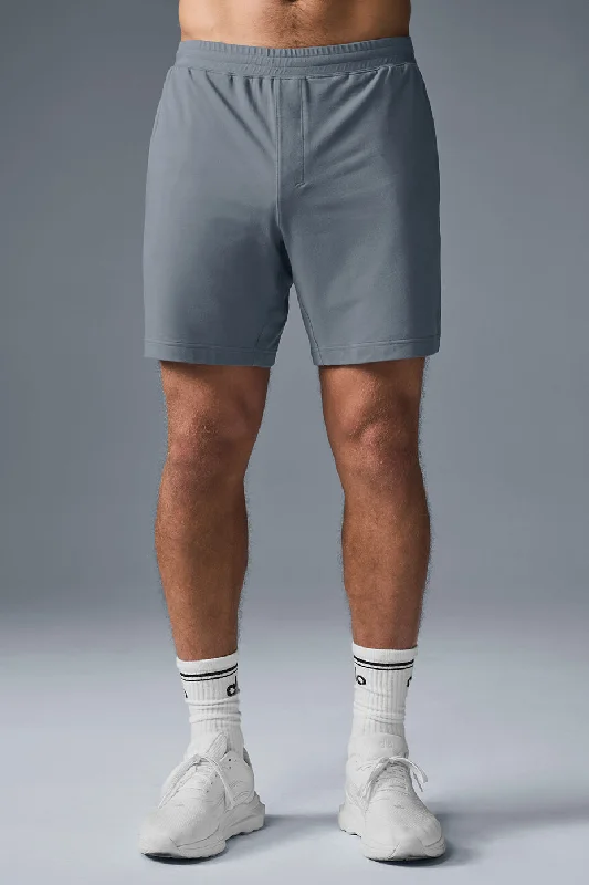 7" Conquer React Performance Short - Steel Grey