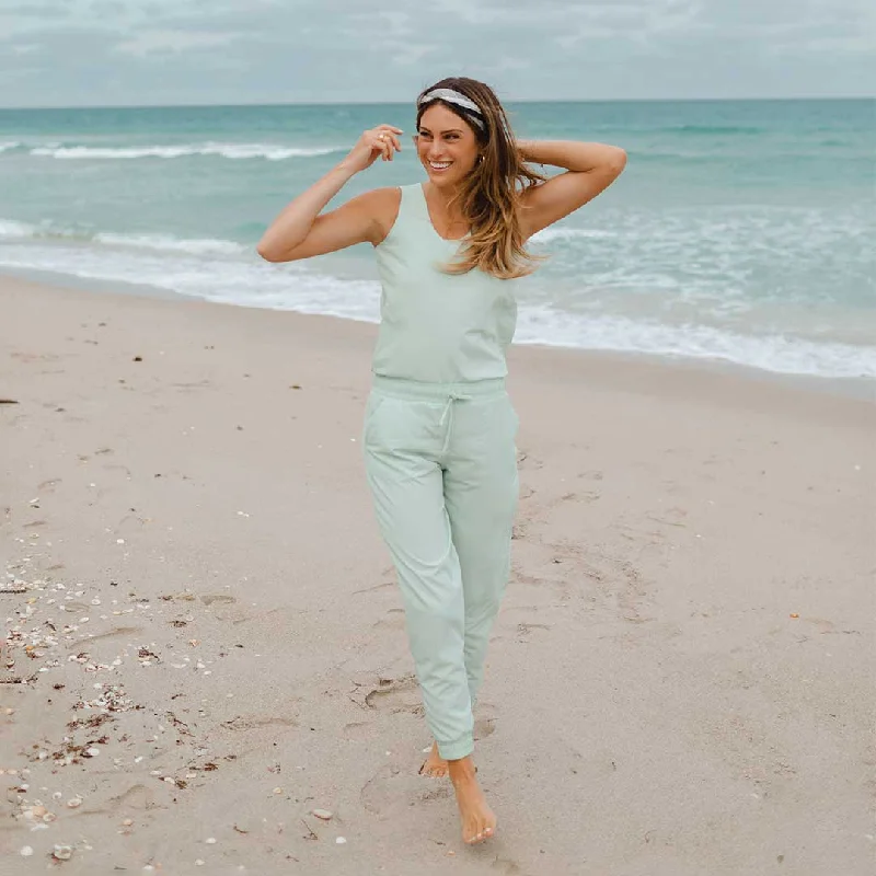 Mint Tank Jumpsuit